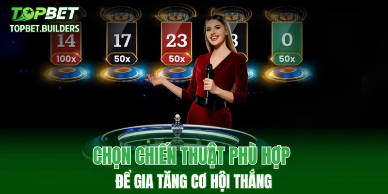 Chọn chiến thuật phù hợp để gia tăng cơ hội thắng