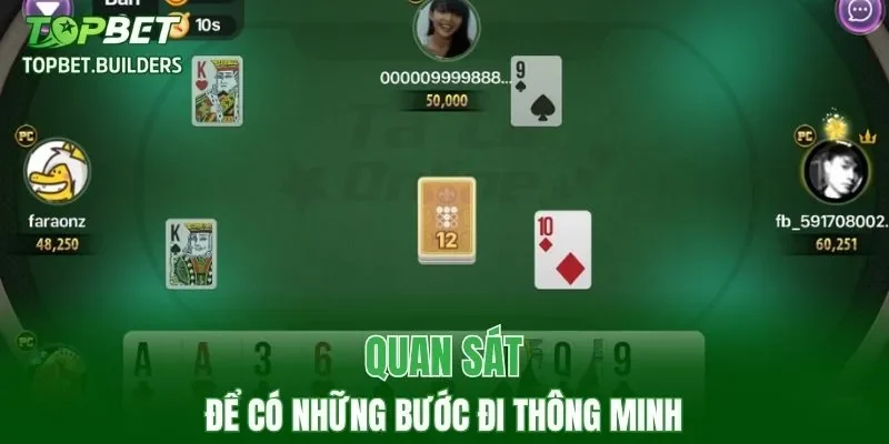 Quan sát để có những bước đi thông minh