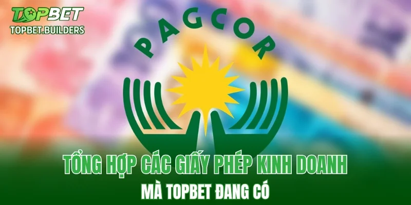 Tổng hợp các giấy phép kinh doanh mà TOPBET đang có